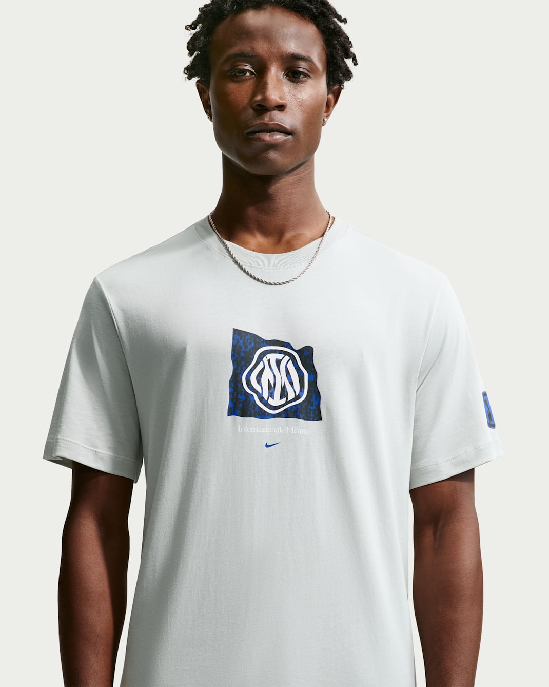 Inter Milan Men's Nike Soccer T-Shirt - Grey Haze
