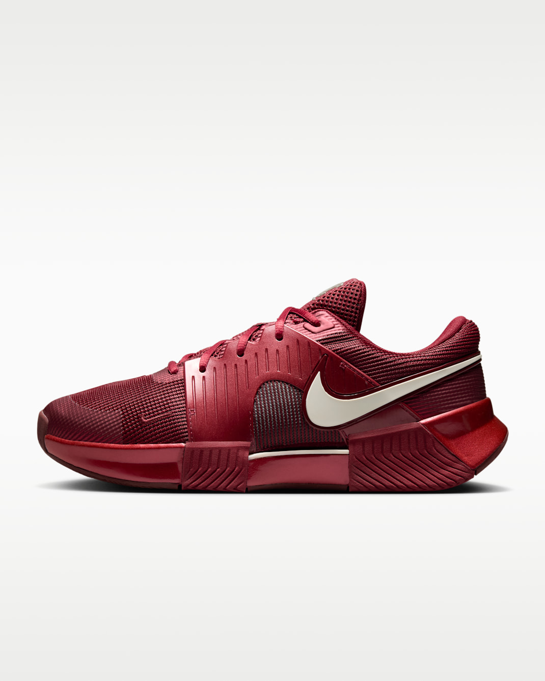 Nike GP Challenge 1.5 PRM Men's Hard Court Tennis Shoes - Team Red/Green Spark/Pale Ivory