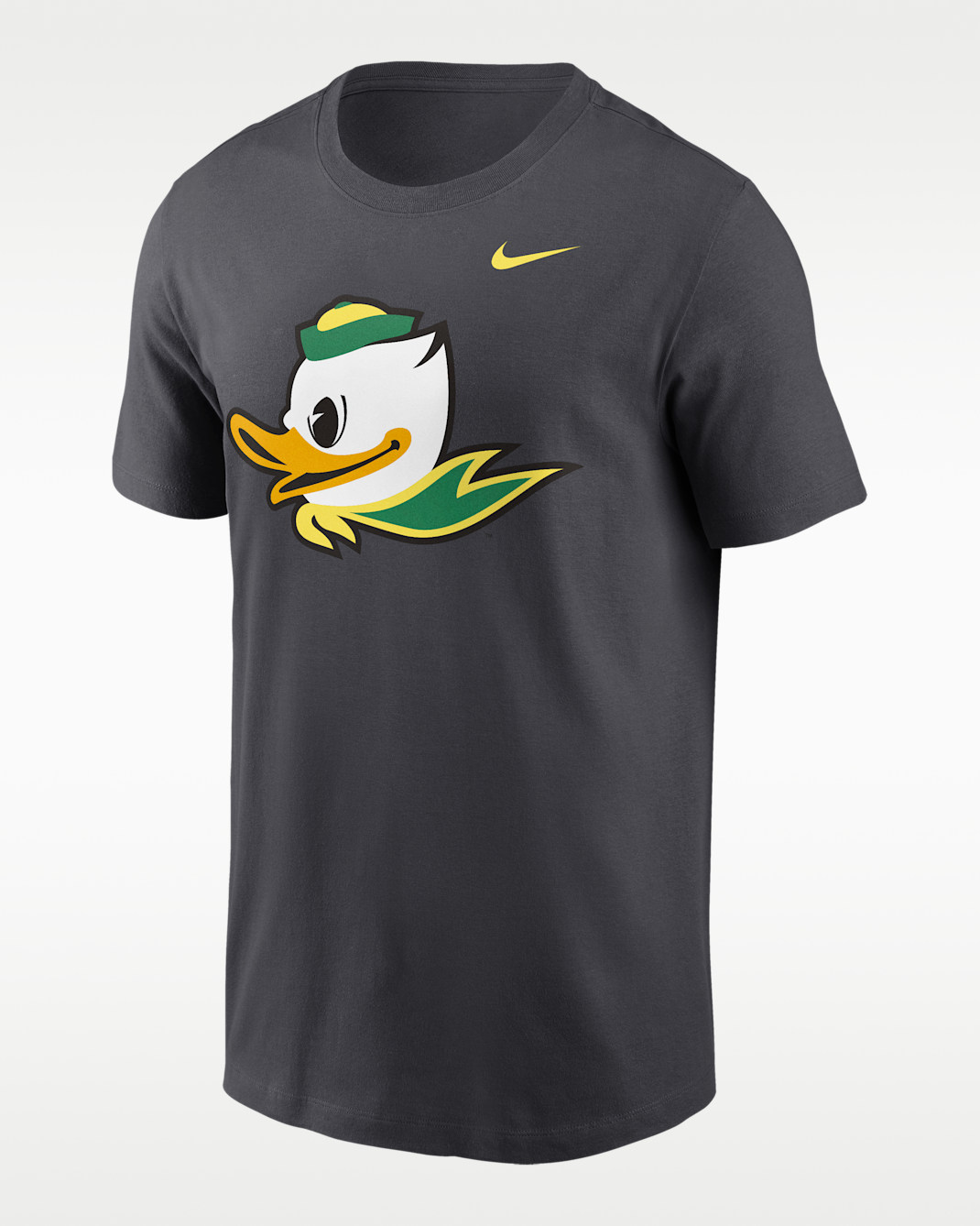 Playera universitaria Nike para hombre Oregon Primetime Alt Logo - Antracita