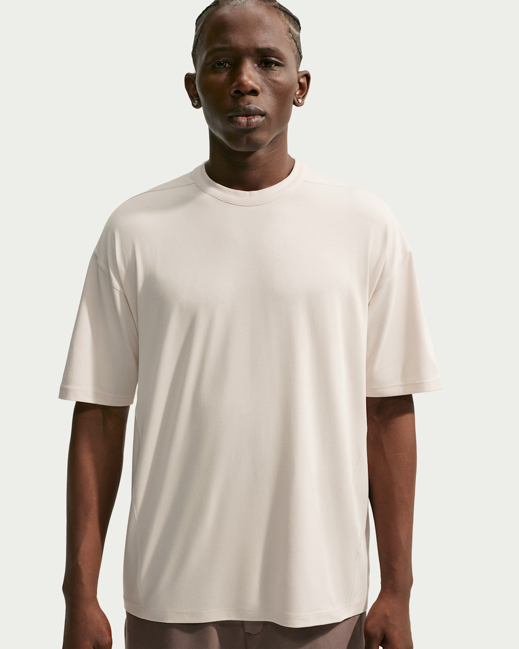 Nike 24.7 ImpossiblySoft Light Men's Dri-FIT Short-Sleeve T-Shirt - Light Orewood Brown/Sail/Light Iron Ore