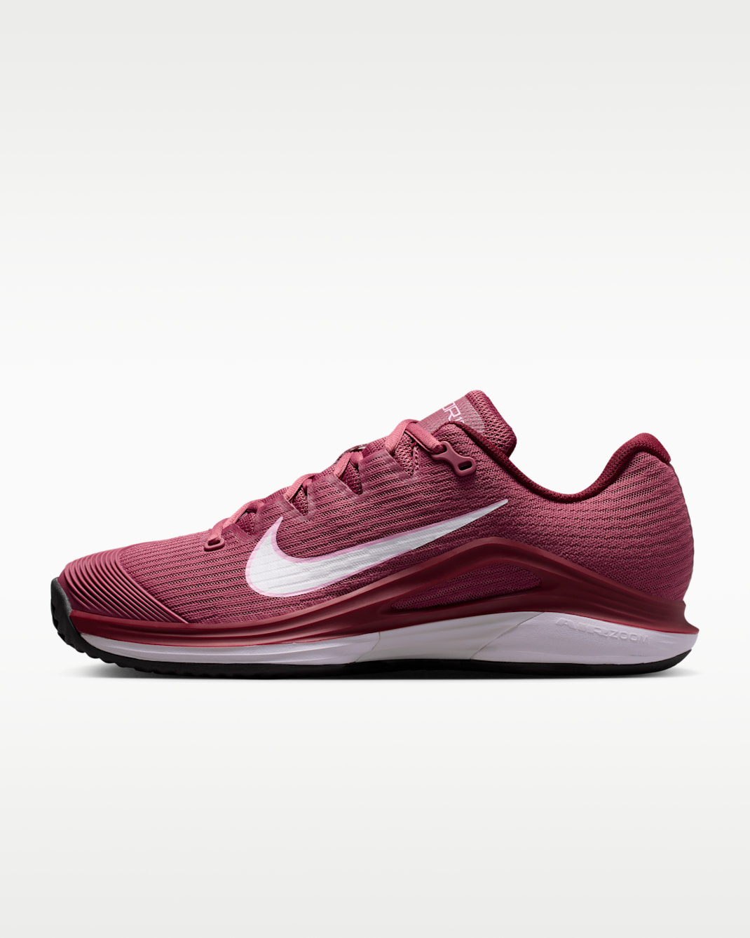 Sapatilhas de ténis para terra batida Nike Vapor 12 para mulher - Rosa Smoke/Cinzento Vast/Preto/Branco