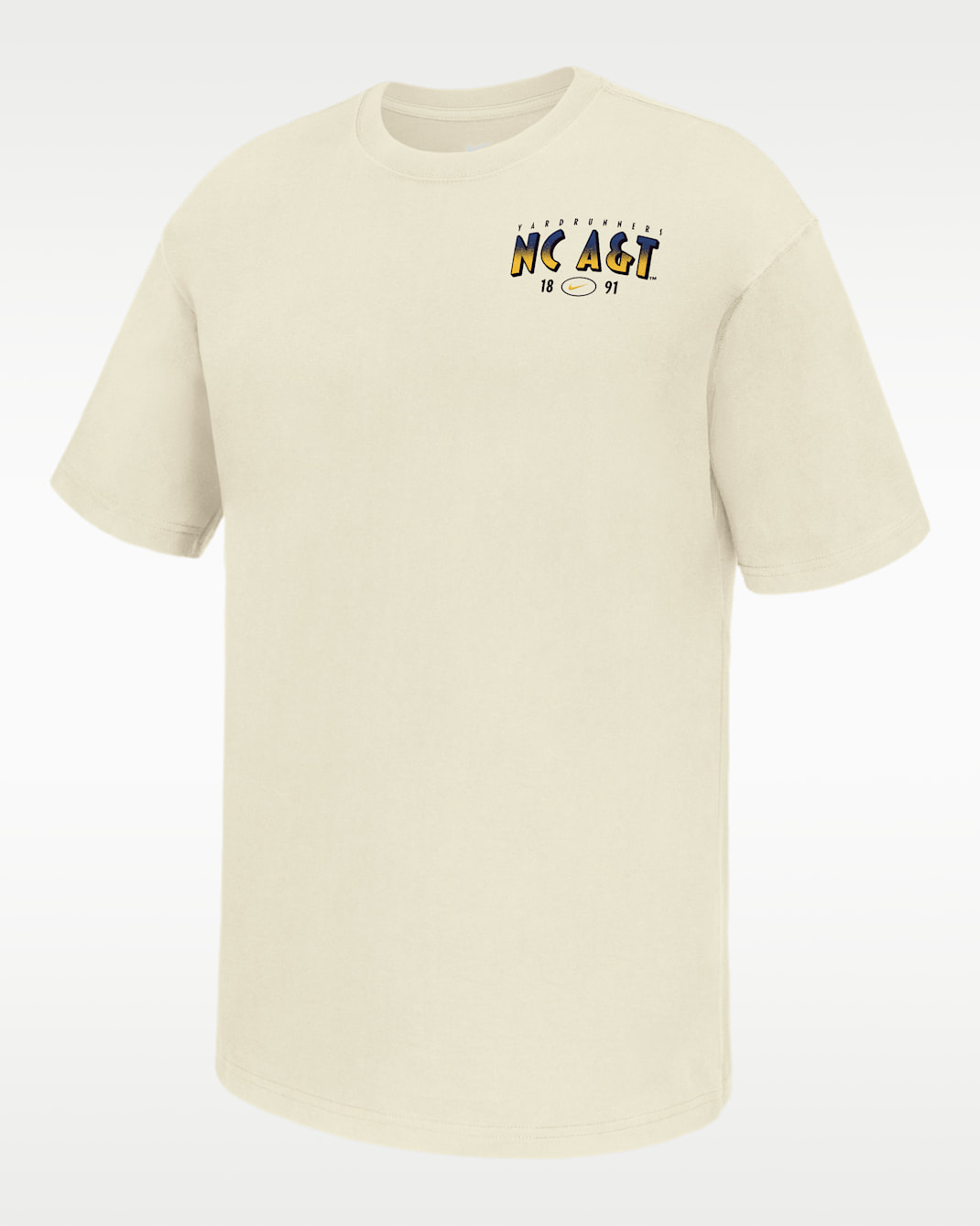 Nike College (North Carolina A&T University) Men's Short-Sleeve T-Shirt - Sail