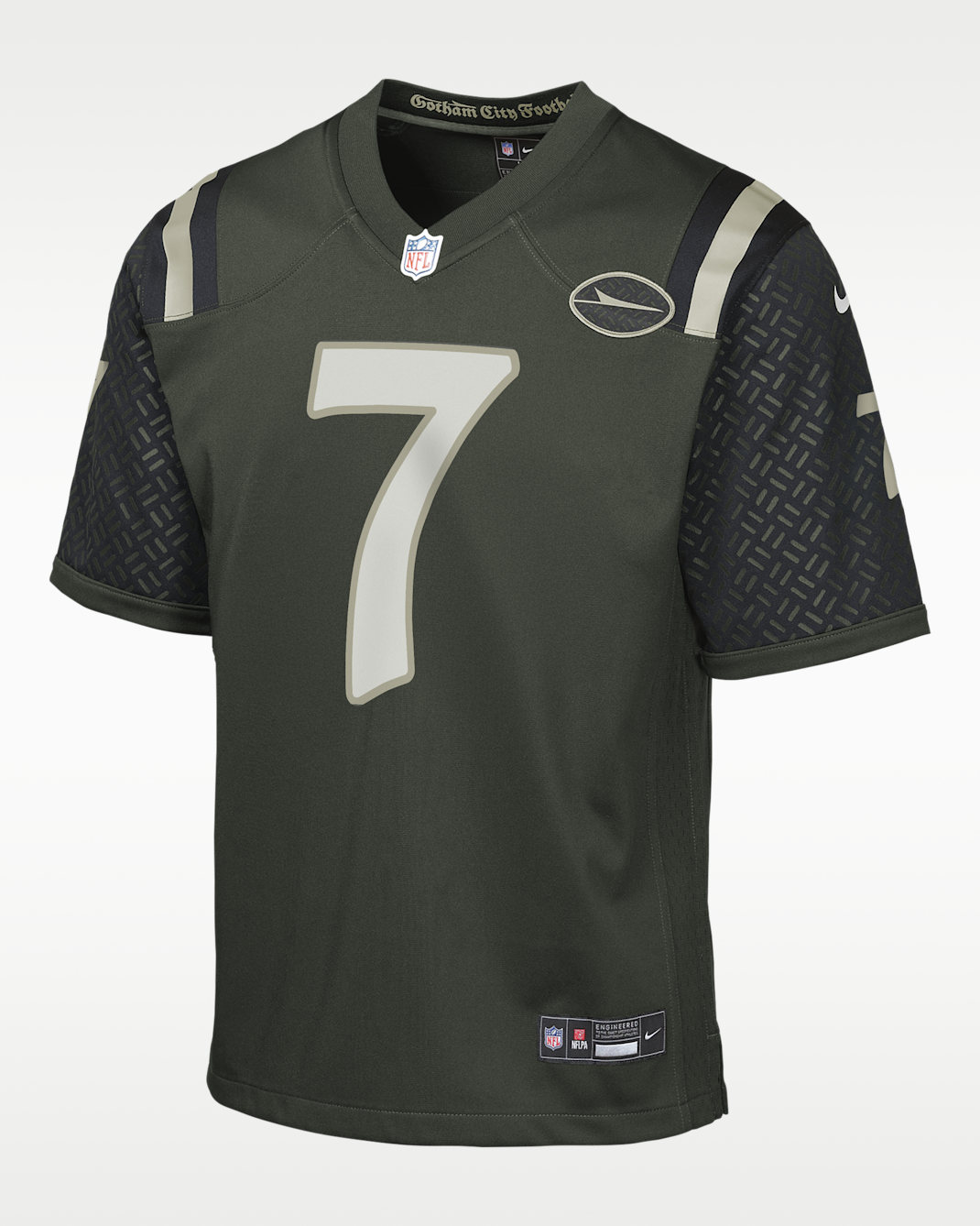 Justin Fields New York Jets Rivalries Collection Big Kids' Nike NFL Game Jersey - Green