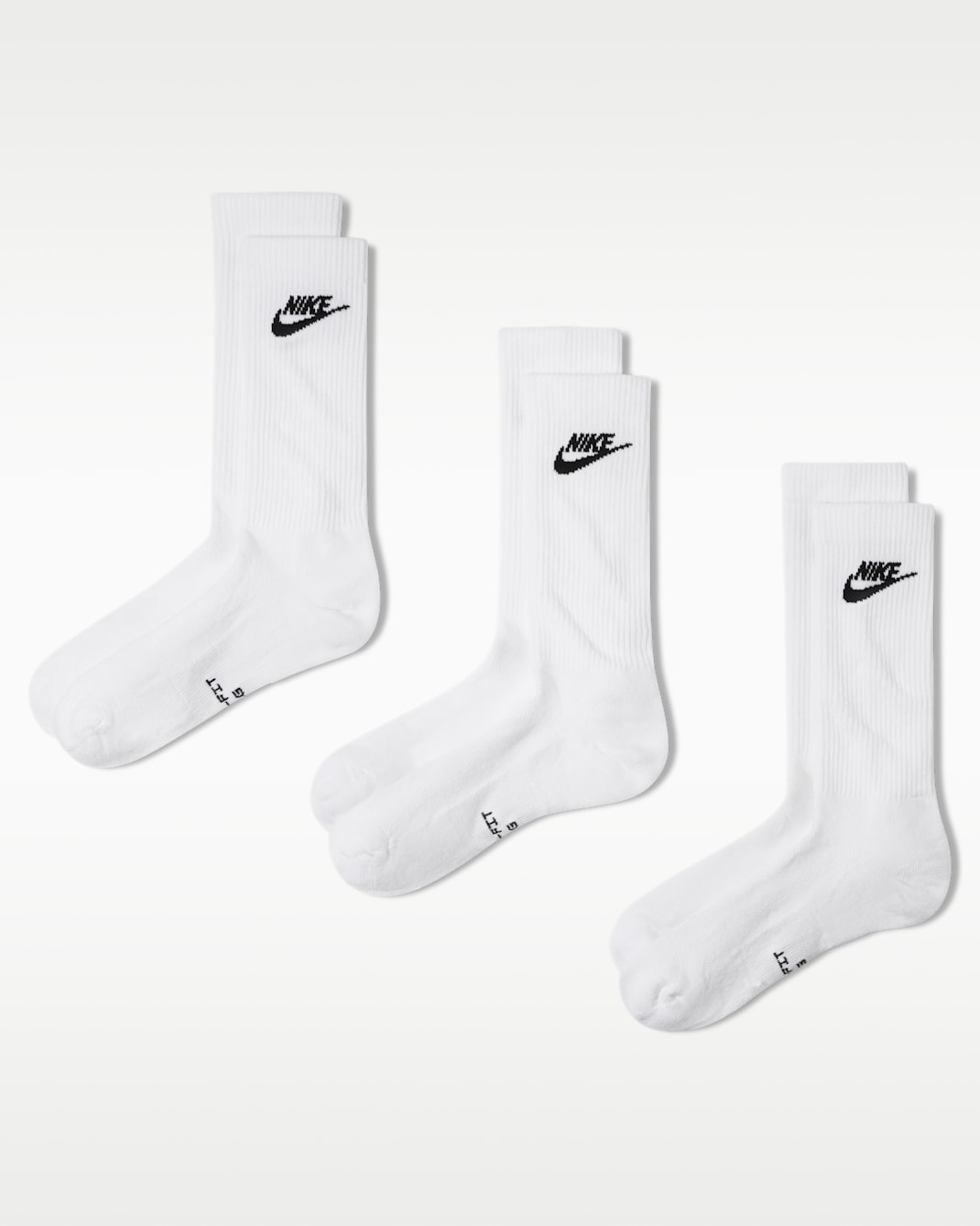 Nike Everyday Elevated Crew Socks (3 Pairs) - Multi-Colour