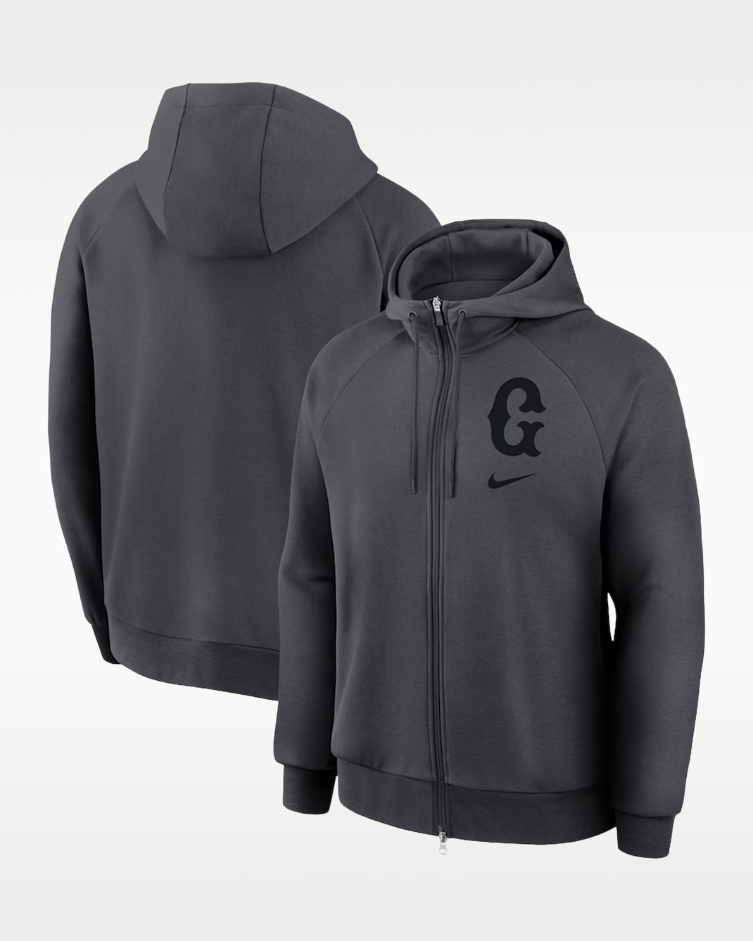 読売ジャイアンツ メンズ ナイキ Dri-FIT フルジップ パーカー - アンスラサイト/アンスラサイト