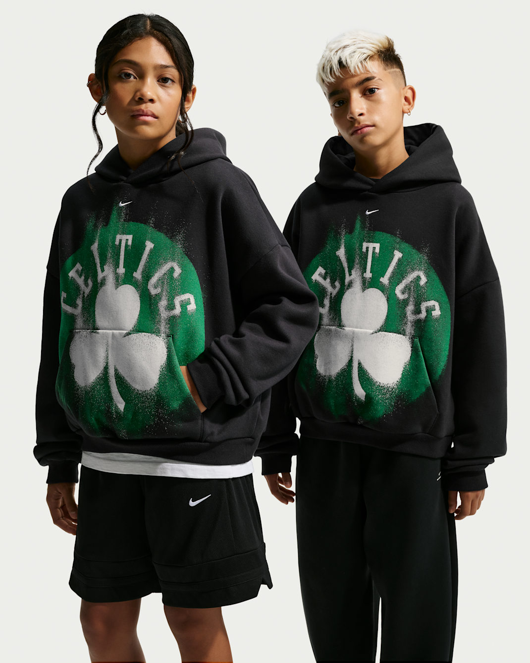 Boston Celtics Big Kids' Nike Basketball Hoodie