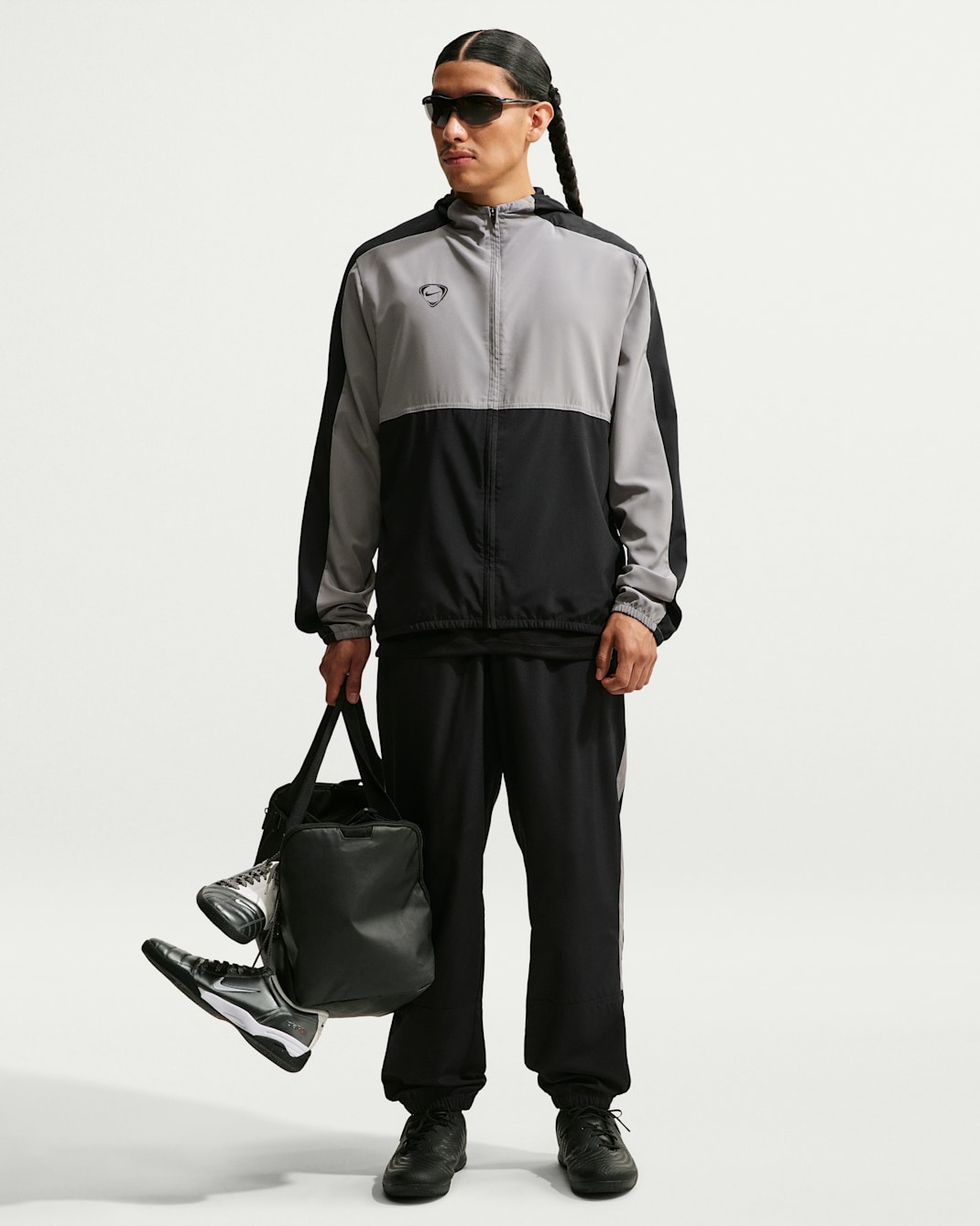 Nike Strike Men's Dri-FIT Football Woven Tracksuit Pants - Black/Dark Steel Grey/Dark Steel Grey
