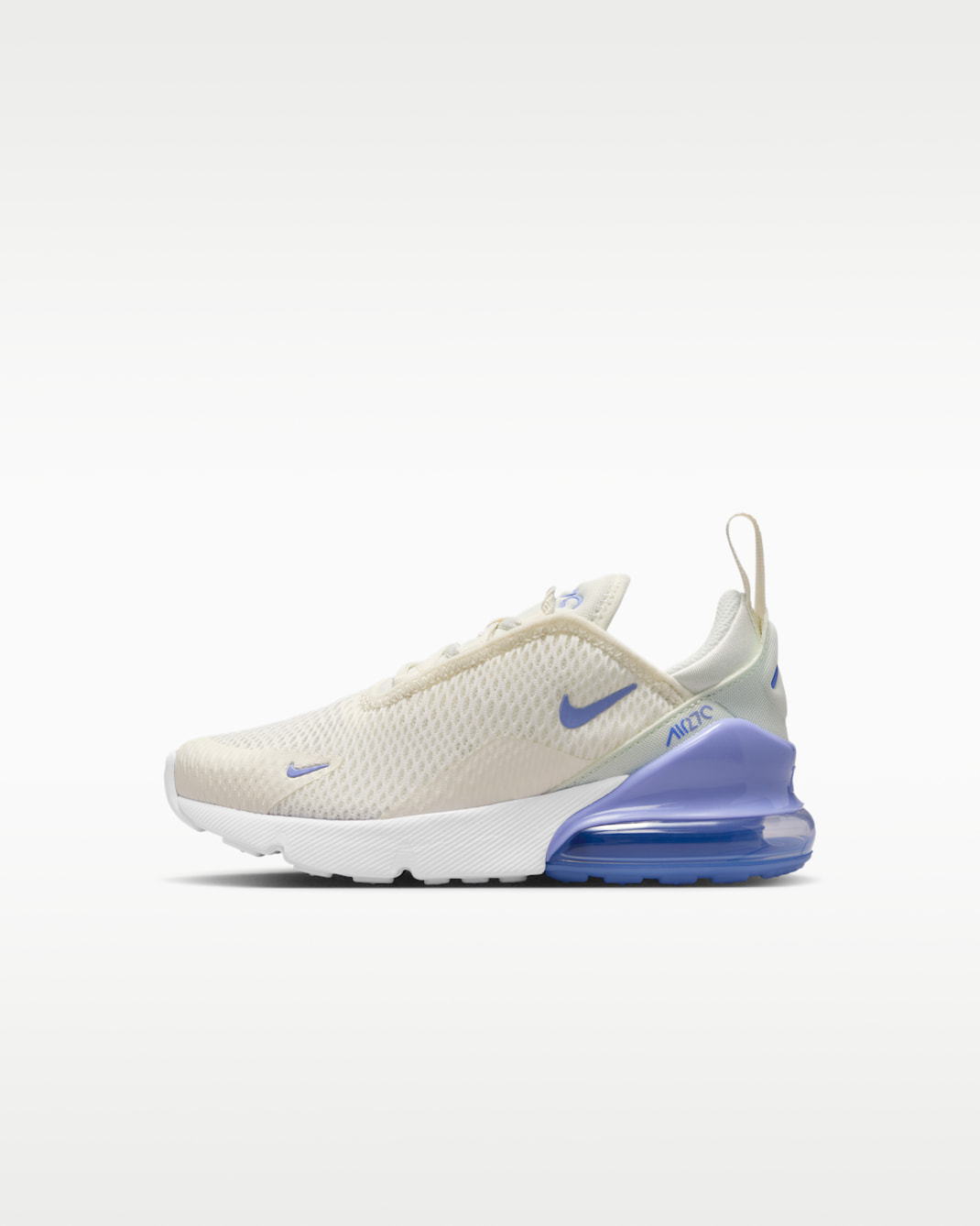 Nike Air Max 270 Little Kids' Shoes - Sail/Sapphire/Light Thistle