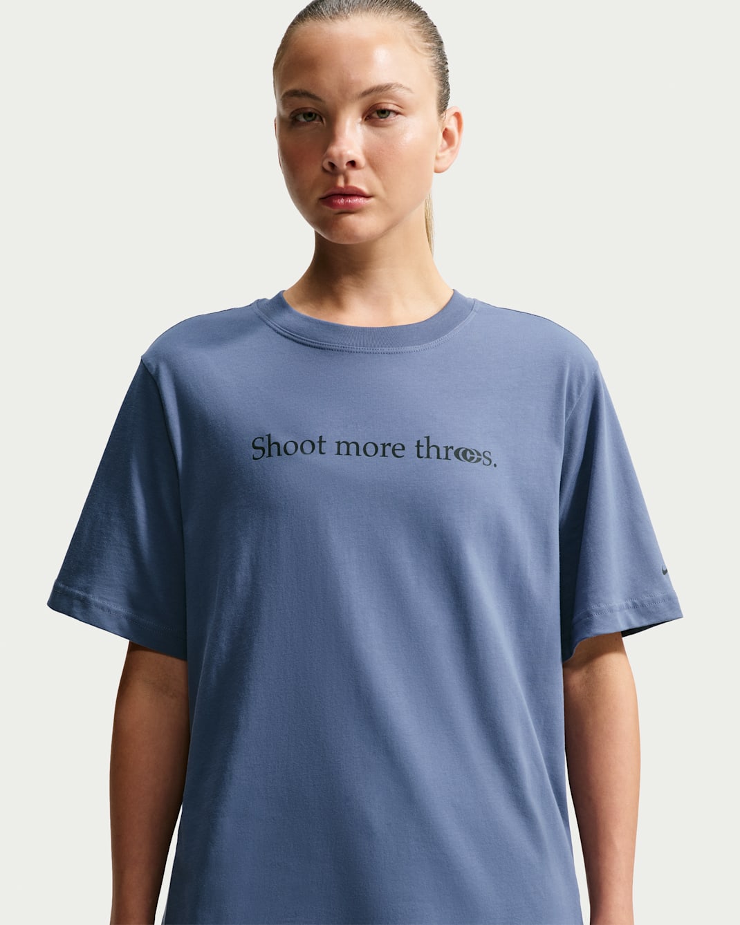 Caitlin Clark Women's Basketball T-Shirt - Diffused Blue
