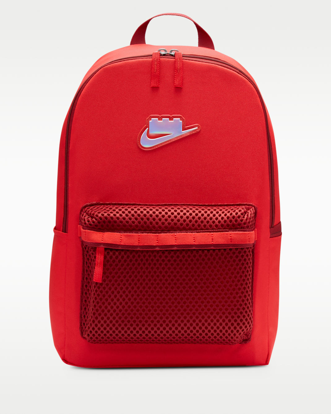Nike x LEGO® Collection Heritage Backpack (25L) - Rush Red/Dark Cayenne/Metallic Silver