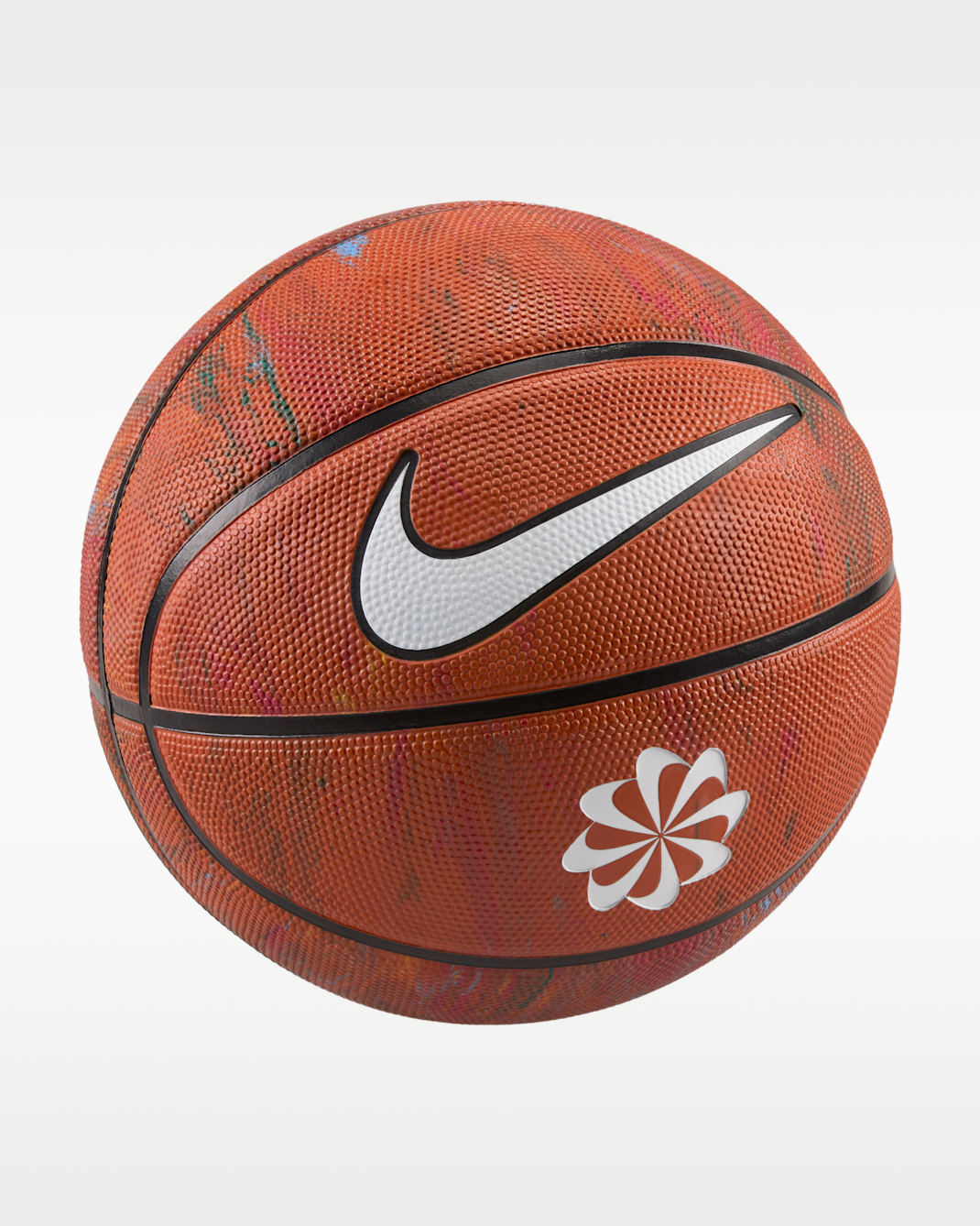 Pelota de básquetbol (desinflada) Nike Everyday Playground Next Nature 8P - Multicolor/Ámbar/Negro/Blanco