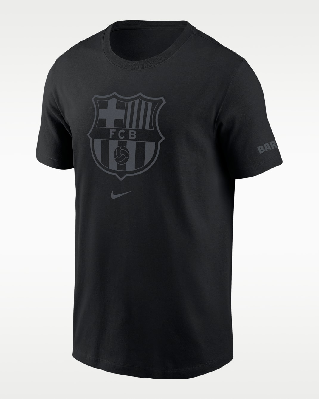 Playera de fútbol Nike para hombre FC Barcelona - Negro