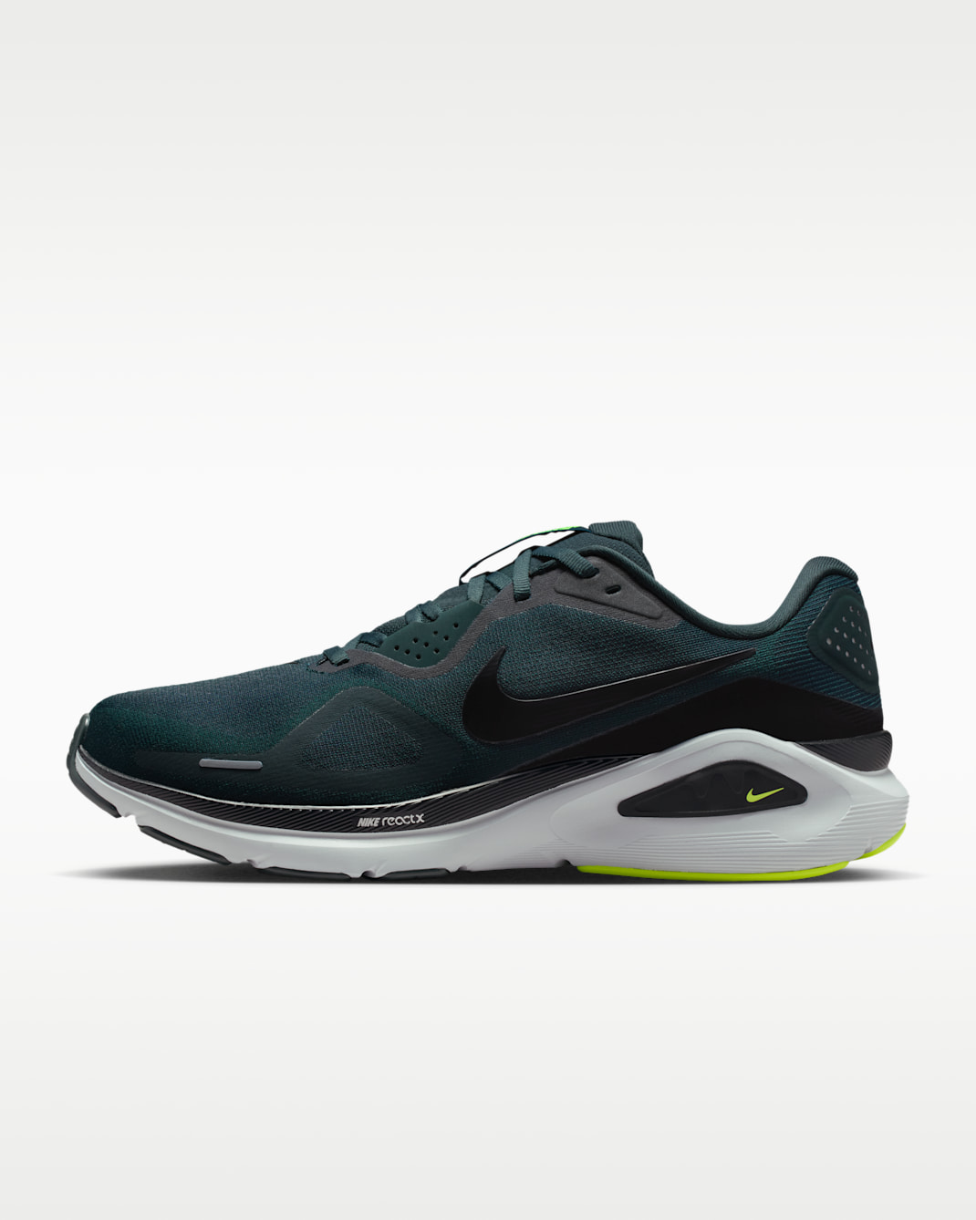 Nike Structure 26 Men's Road Running Shoes - Seaweed/Volt/Pure Platinum/Black