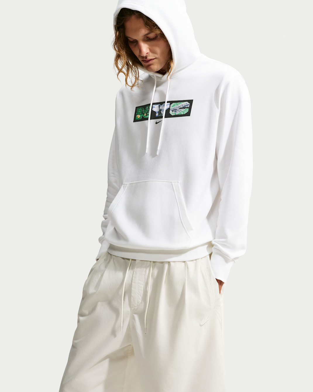 NikeCourt Pullover Hoodie - White