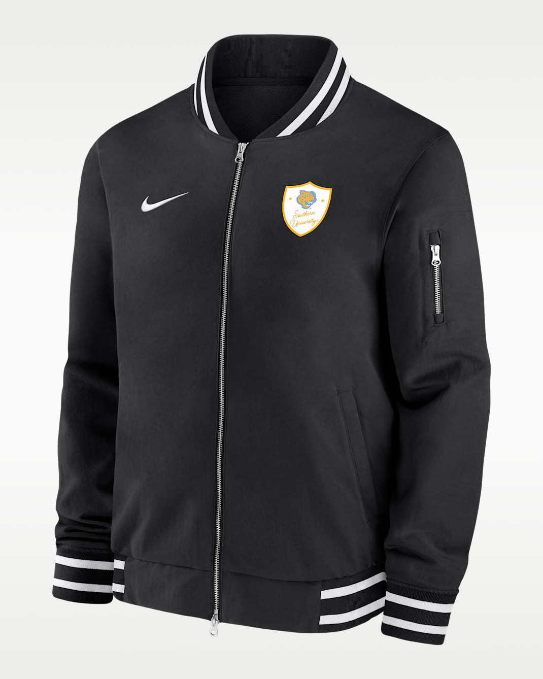 Nike College (Southern University and A&M Jaguars) Bomber Jacket - Black