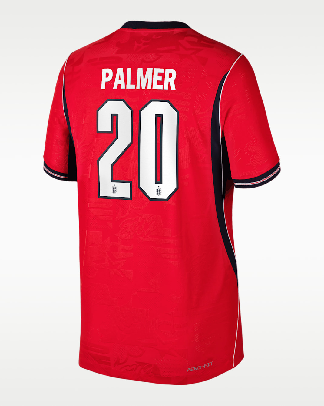 Cole Palmer England National Team 2026 Match Away Big Kids' Nike Dri-FIT ADV Soccer Jersey - Red