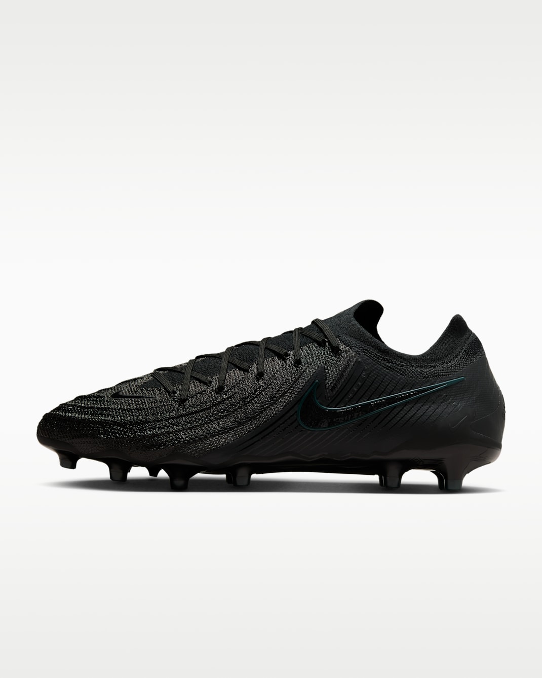 Nike Phantom GX 2 Elite Artificial-Grass Low-Top Football Boot - Black/Deep Jungle/Black