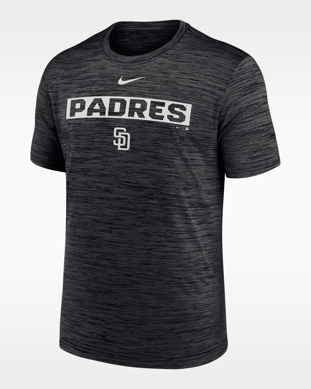 San Diego Padres Velocity Men's Nike Dri-FIT MLB T-Shirt - Black
