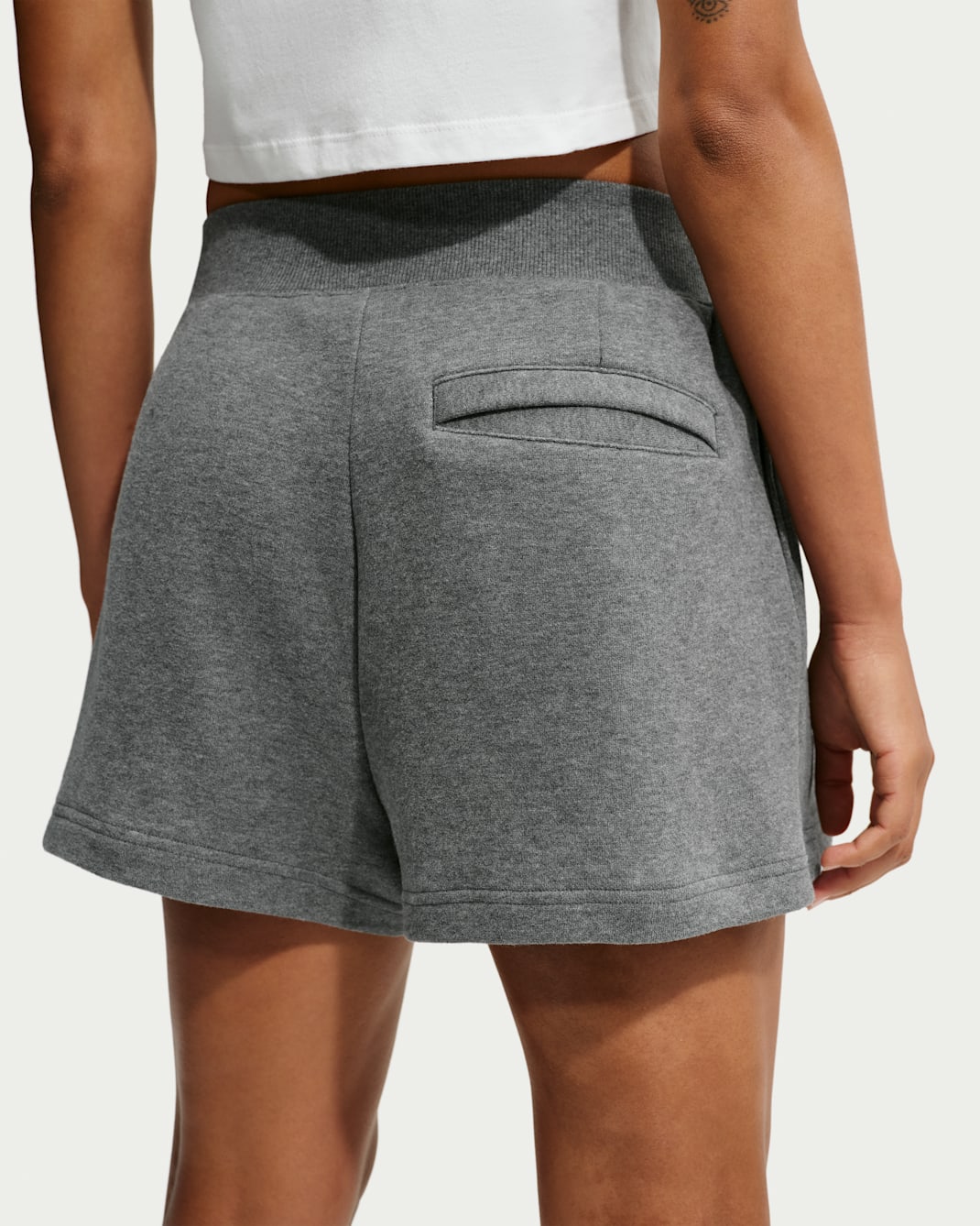 Nike Studio Fleece Lightweight "French Terry" Women's High-Rise Pleated Shorts