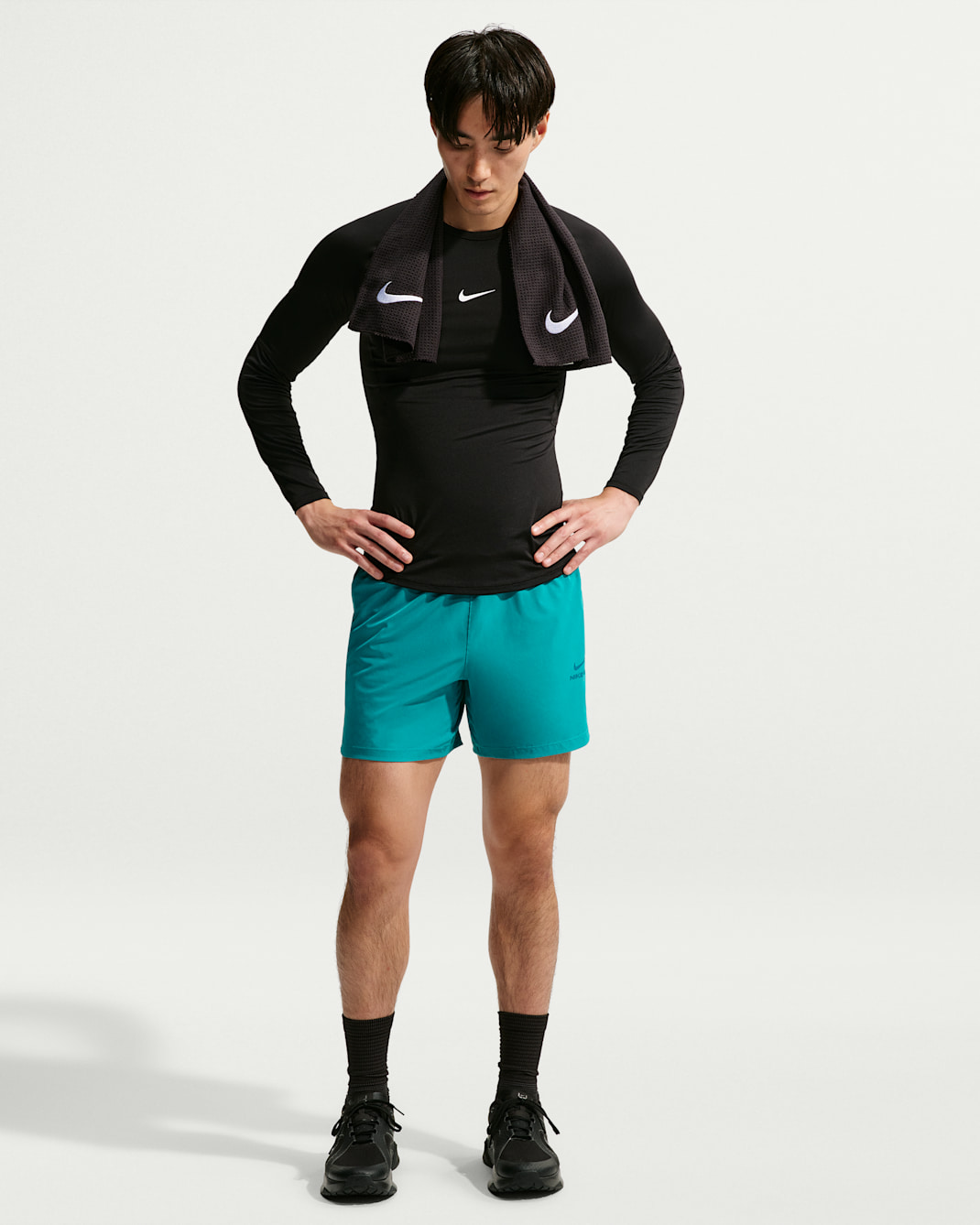 Nike Pro Training Men's Dri-FIT 15cm (approx.) Shorts - Energy/Bright Spruce
