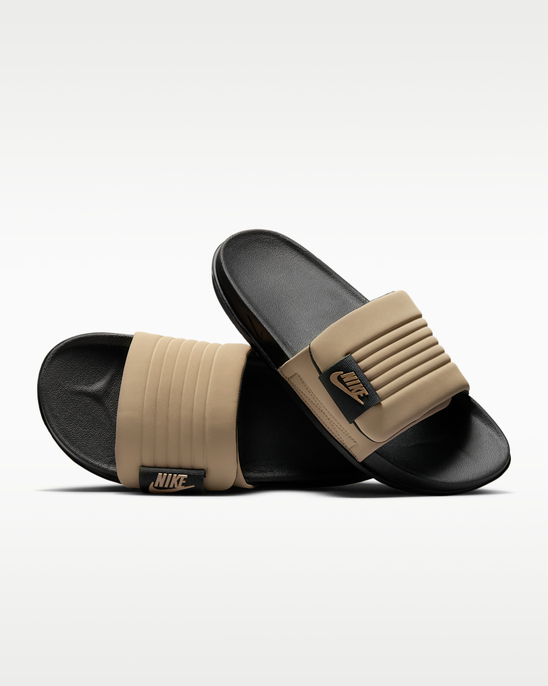 Nike Offcourt Adjust Men's Slides - Black/Black/Khaki