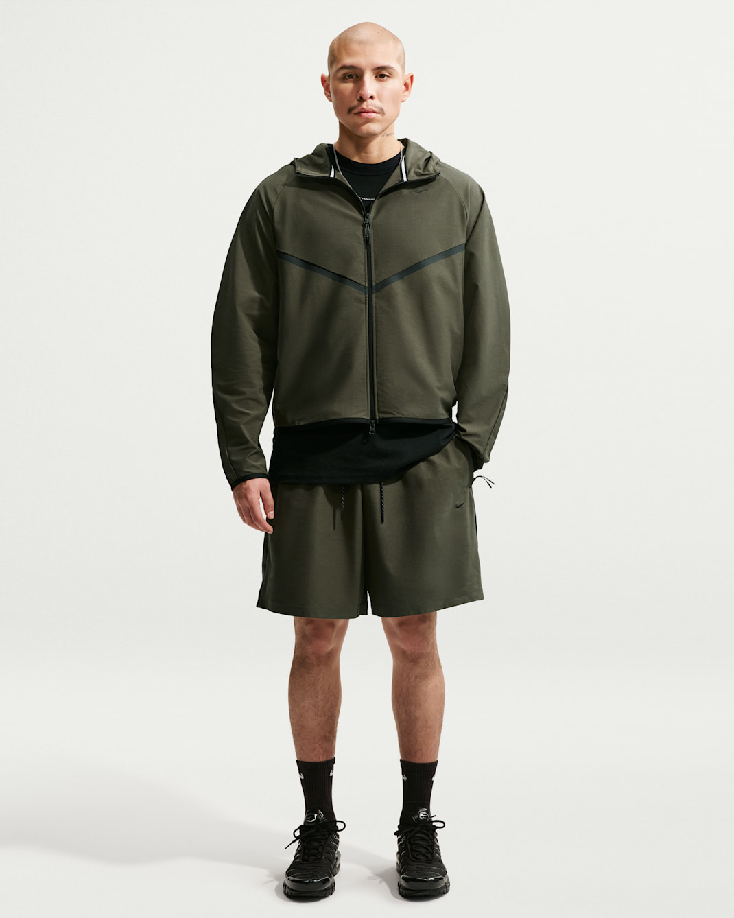 Nike Tech Men's Dri-FIT Shori Knit Shorts - Cargo Khaki/Black