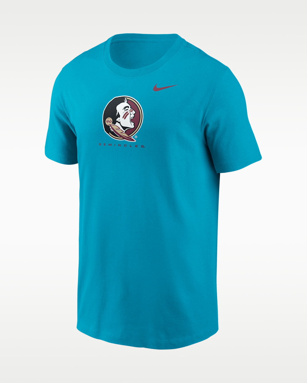 Florida State Courtside Men's Nike Dri-FIT College T-Shirt - Turquoise