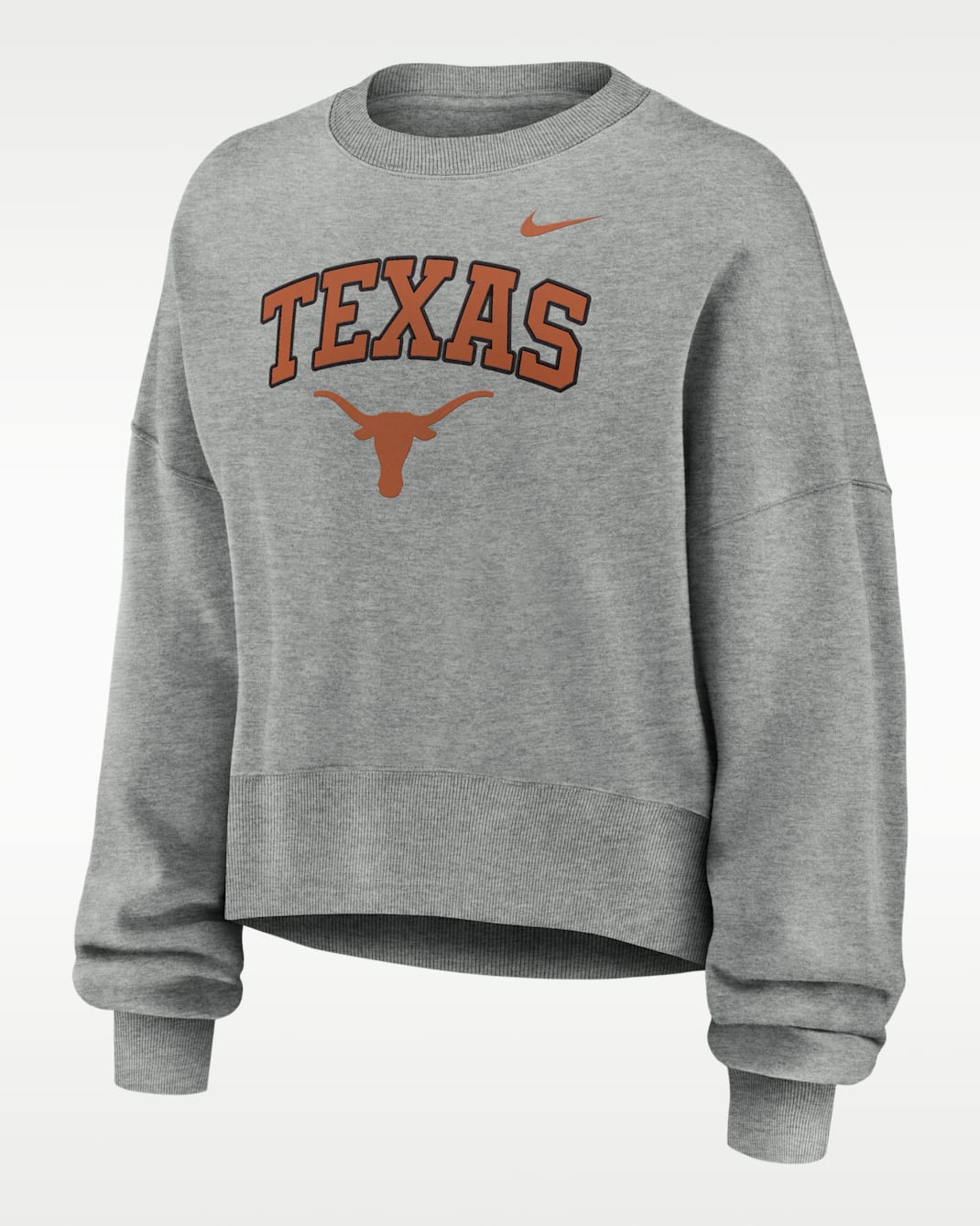 Texas Phoenix Arch Women's Nike College Pullover Crew - Grey Heather