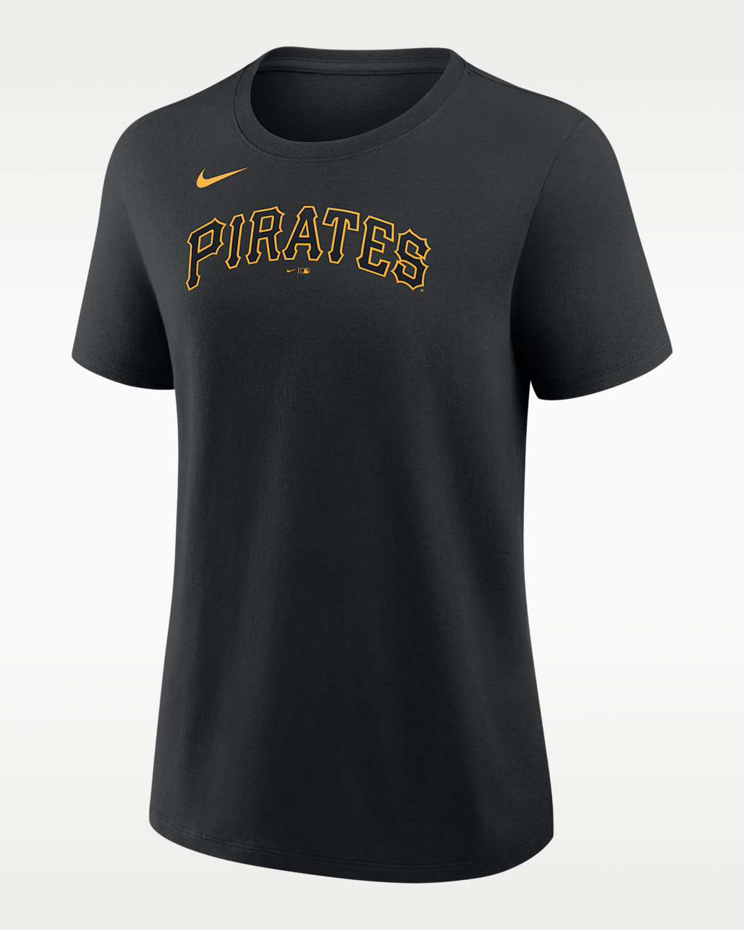 Pittsburgh Pirates Wordmark Women's Nike MLB T-Shirt - Black