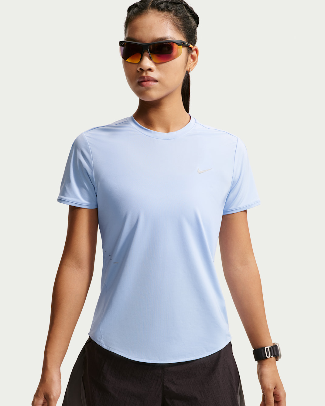 Nike Swift Women's Dri-FIT Short-Sleeve Running Top - Aluminum