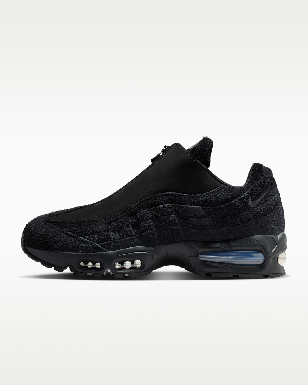 Tenis para hombre Nike Air Max 95 Big Bubble - Negro/Gris azulado metálico/Blanco/Antracita