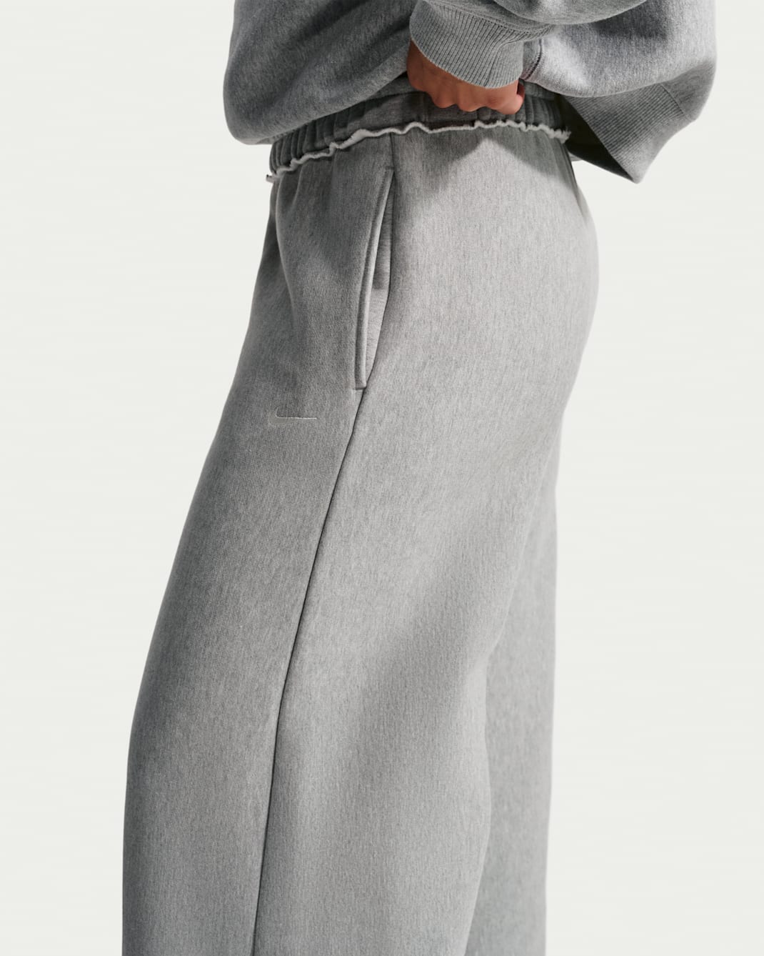 Nike Studio Fleece Heavyweight Women's Mid-Rise Wide-Leg Pants