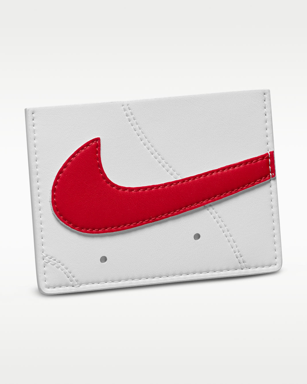 Carteira para cartões Nike Icon Air Force 1 - Branco/Vermelho University/Branco