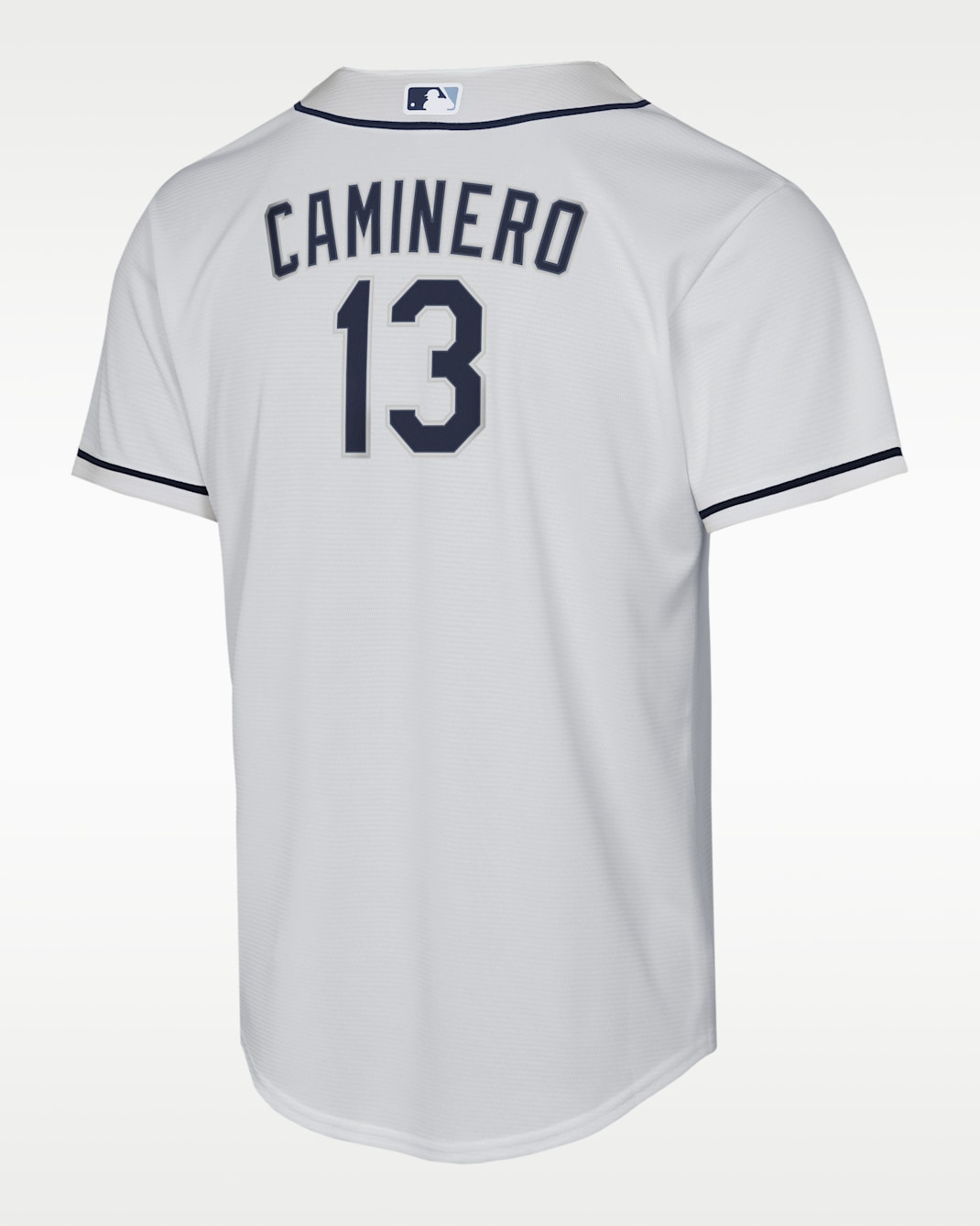 Junior Caminero Tampa Bay Rays Baseline Big Kids' Nike MLB Home Replica Jersey