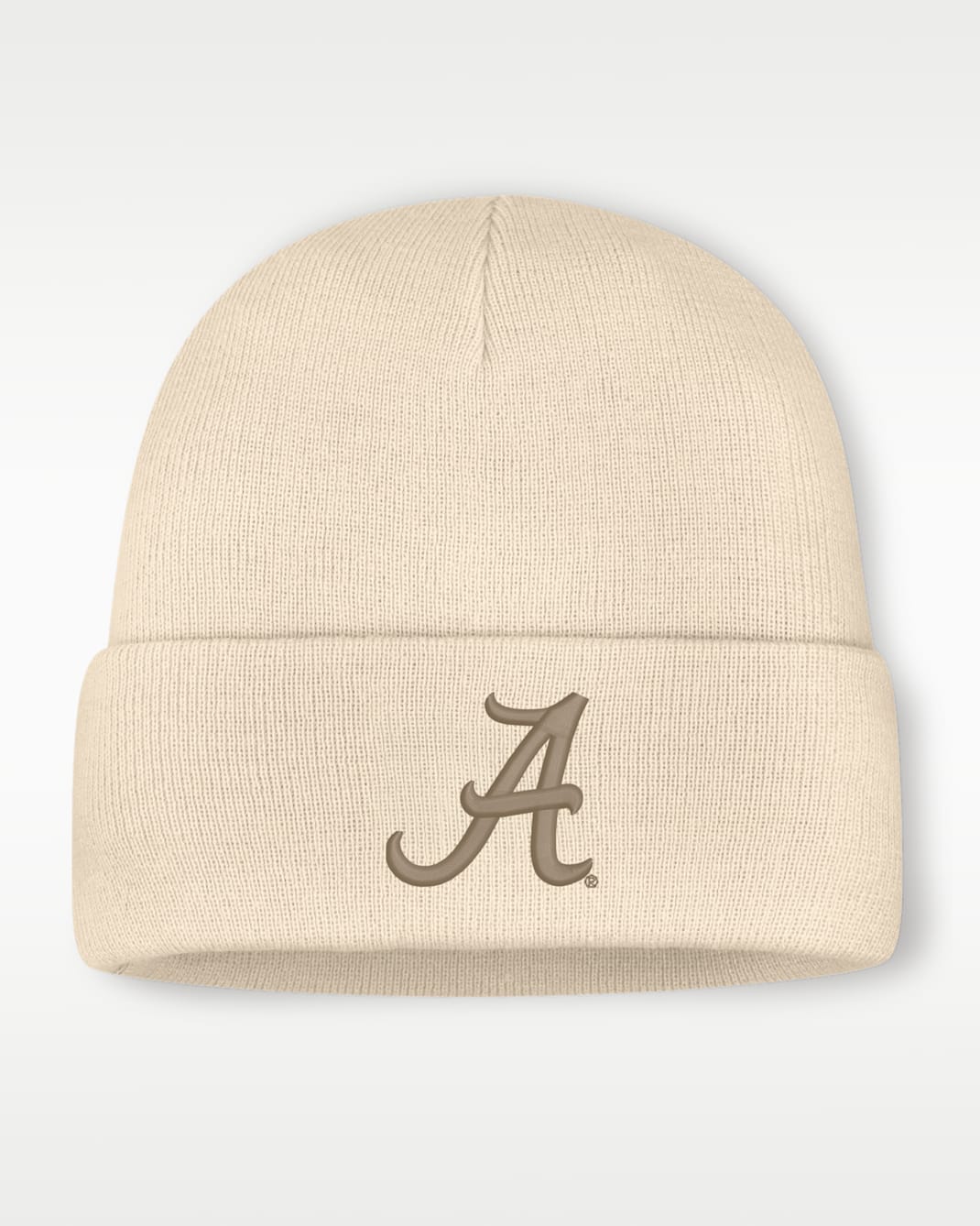 Alabama Men's Nike College Cuffed Beanie - Natural