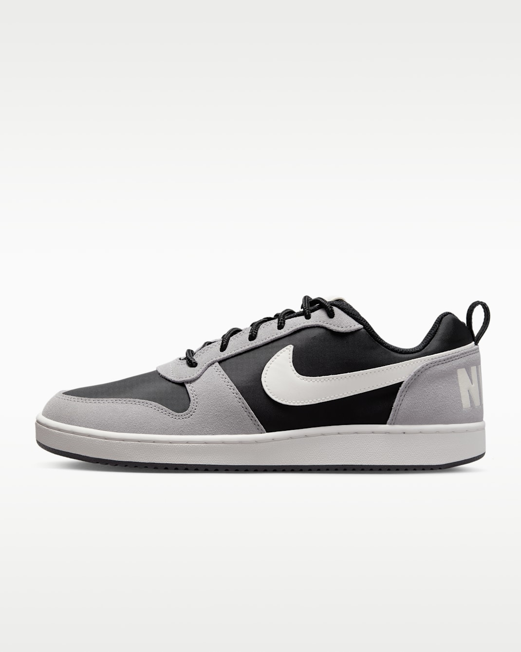 Nike Court Borough Low Premium Calzado para hombre - Negro/Plata mate/Vela
