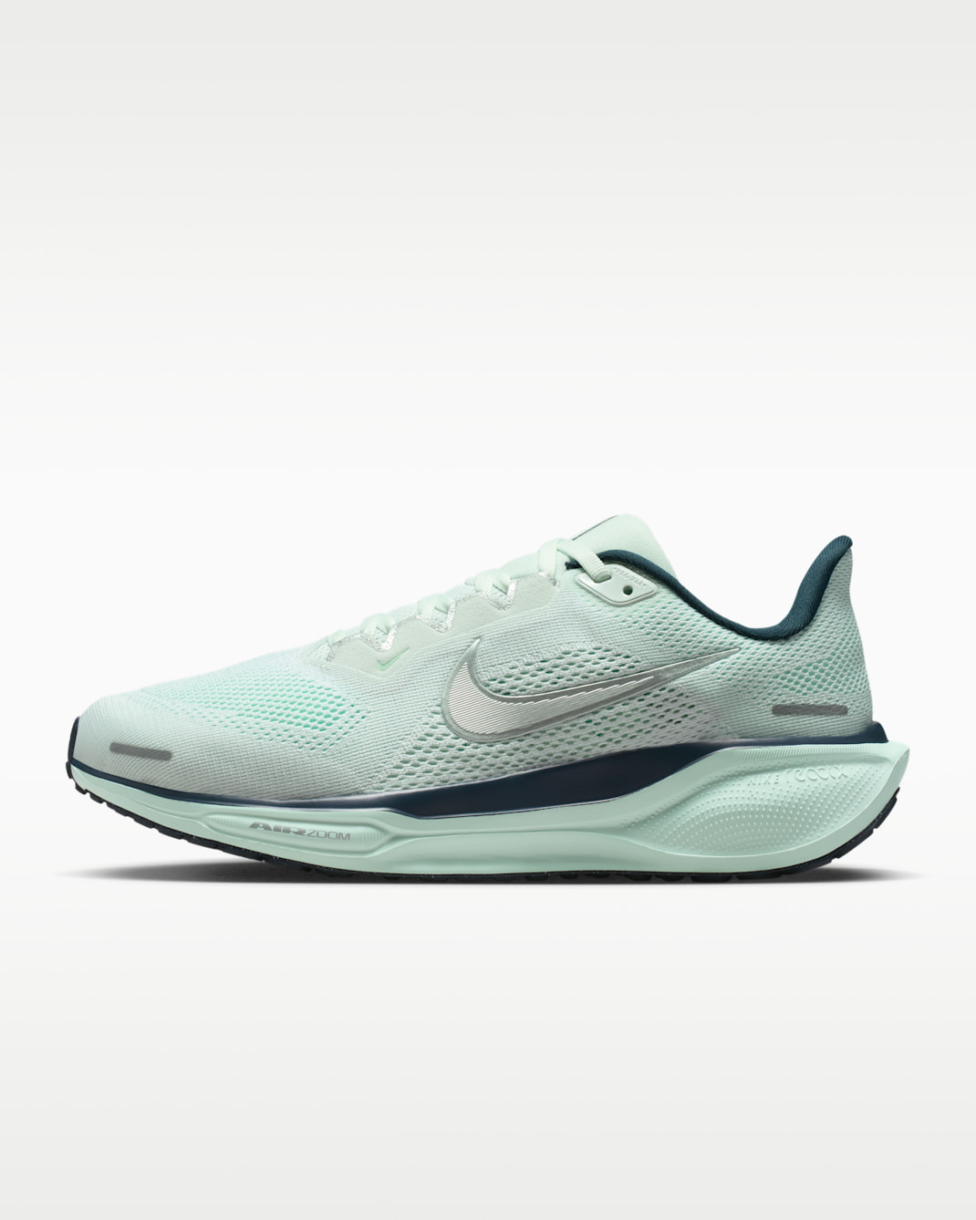 Nike Pegasus 41 Women's Road Running Shoes (Extra Wide) - Ghost Aqua/Mint Foam/Metallic Silver