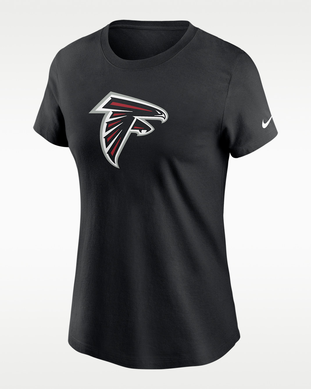 Atlanta Falcons Primary Logo Women's Nike NFL T-Shirt - Black