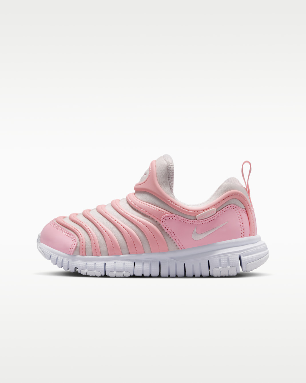 Nike Dynamo Free Little Kids' Easy On/Off Shoes - Medium Soft Pink/White/Pearl Pink