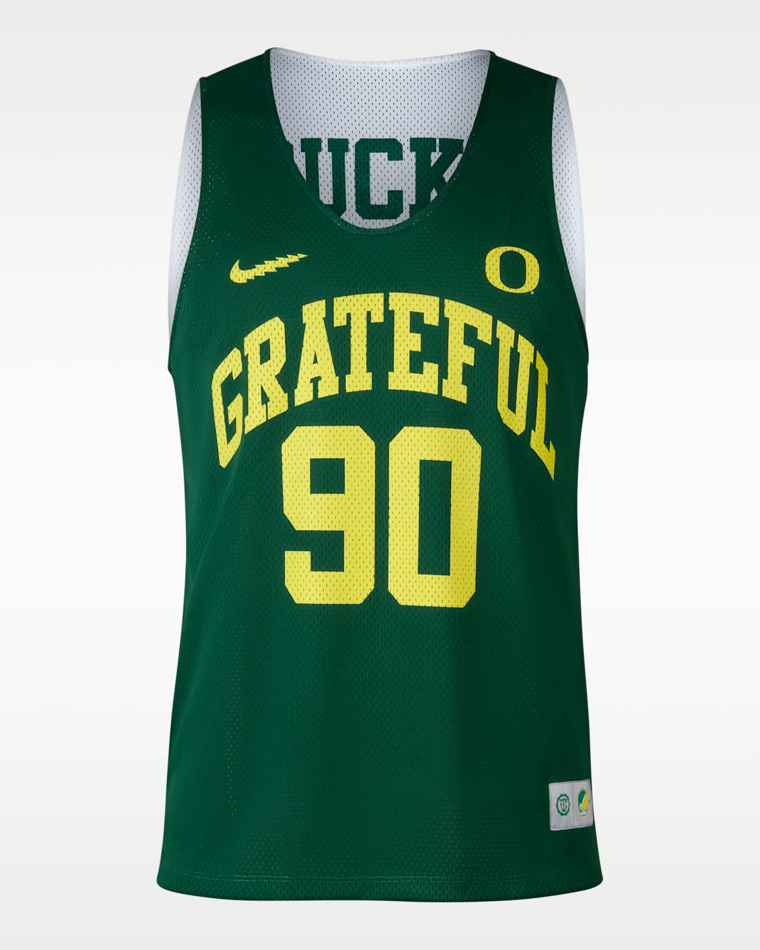 Grateful Ducks Men's Reversible Basketball Practice Jersey - Green