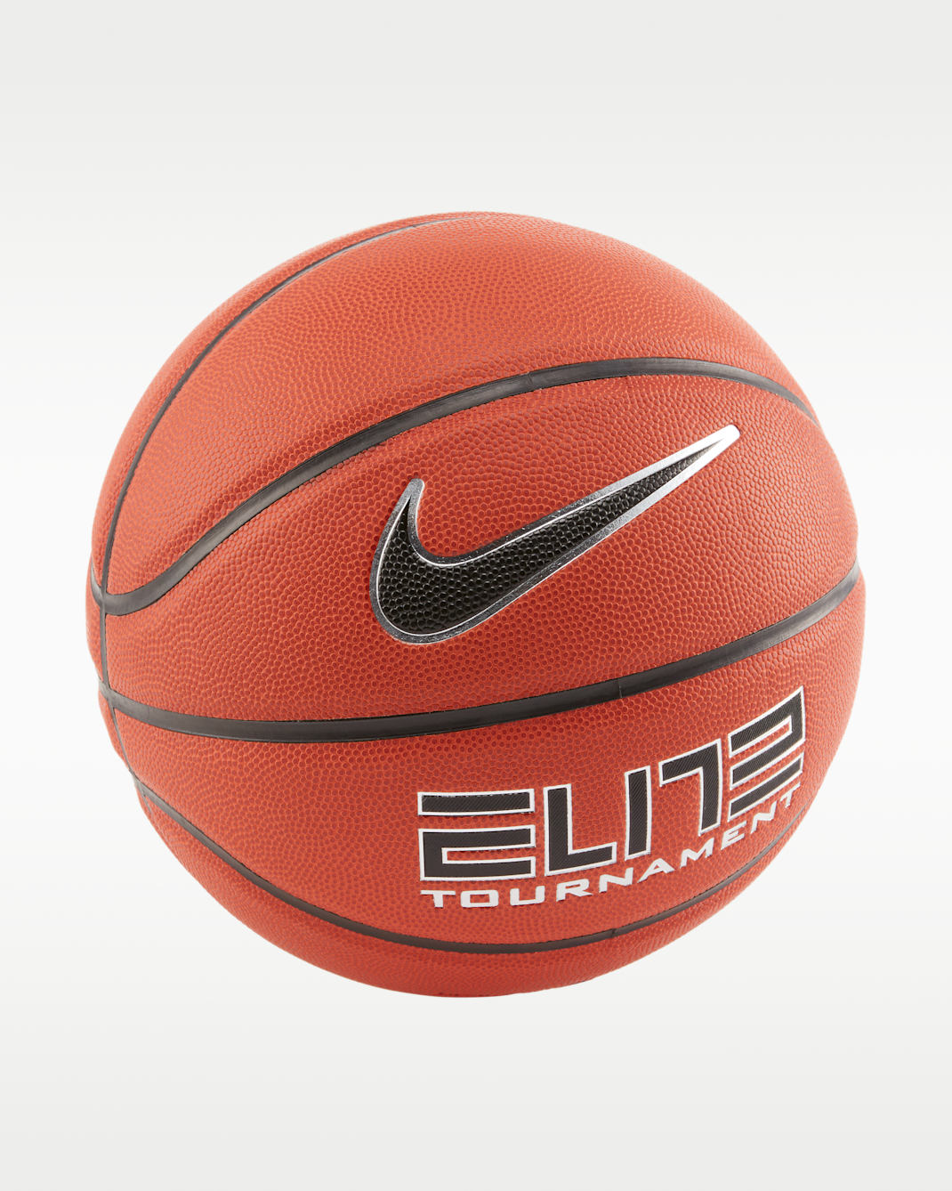 Nike Elite Tournament Basketball (Size 6 and 7) - Sport Orange/Black/Black