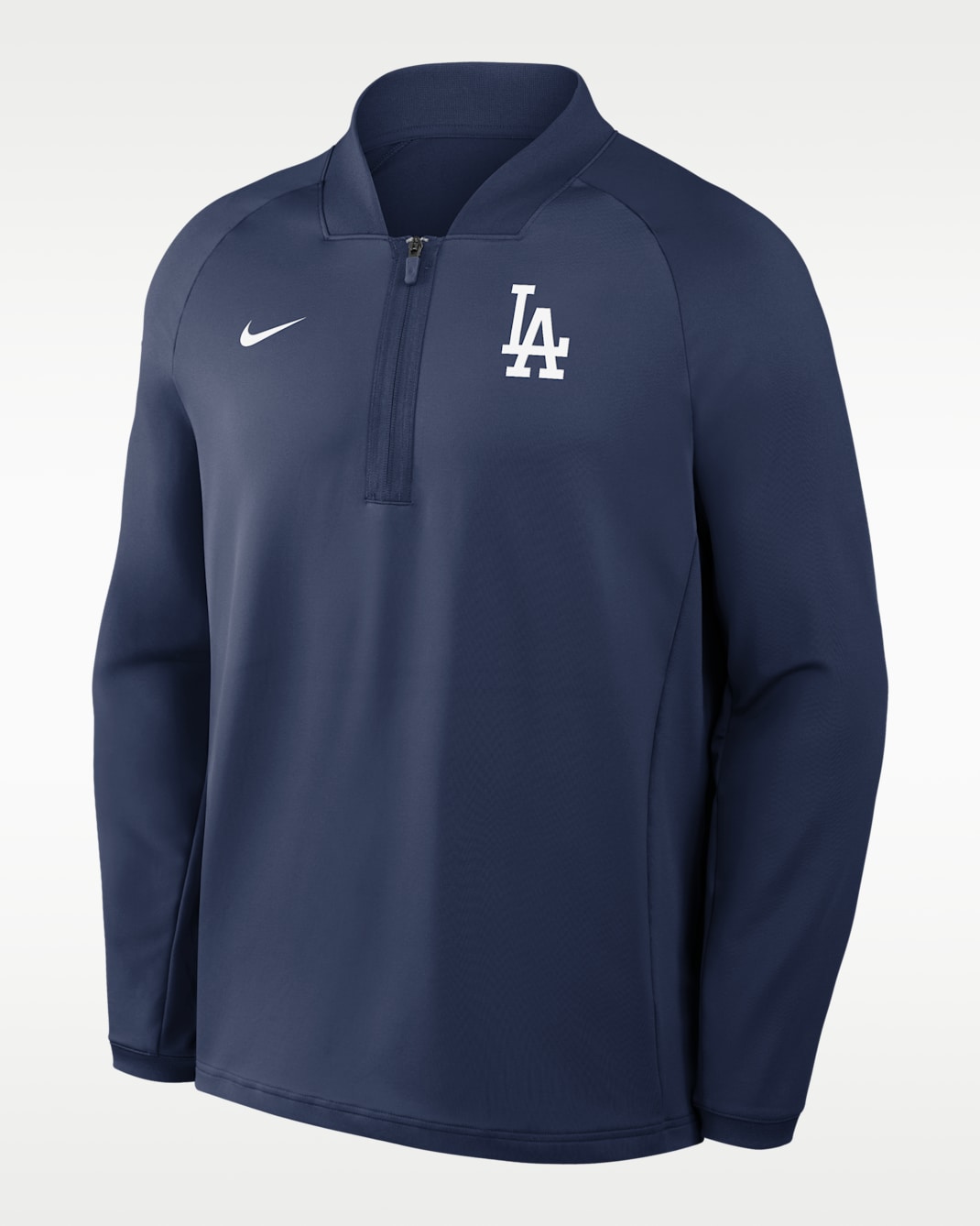 Los Angeles Dodgers Authentic Collection Men's Nike Dri-FIT MLB 1/2-Zip Long-Sleeve Top - Navy