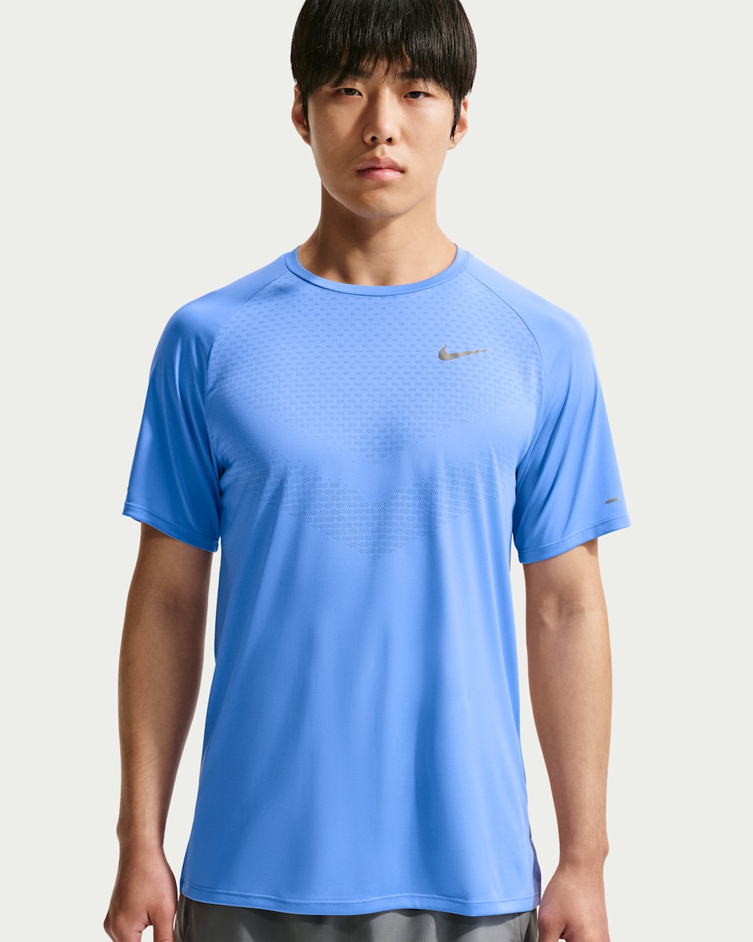 나이키 스트라이드 남성 드라이 핏 ADV 반팔 러닝 탑 - 로얄 펄스
