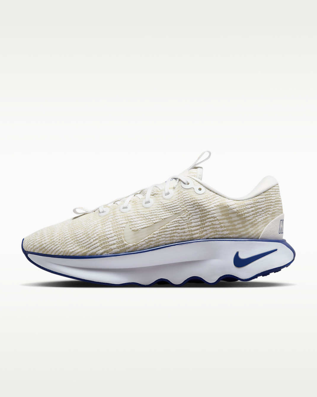 Nike Motiva Men's Walking Shoes - White/Light Khaki/Deep Royal Blue