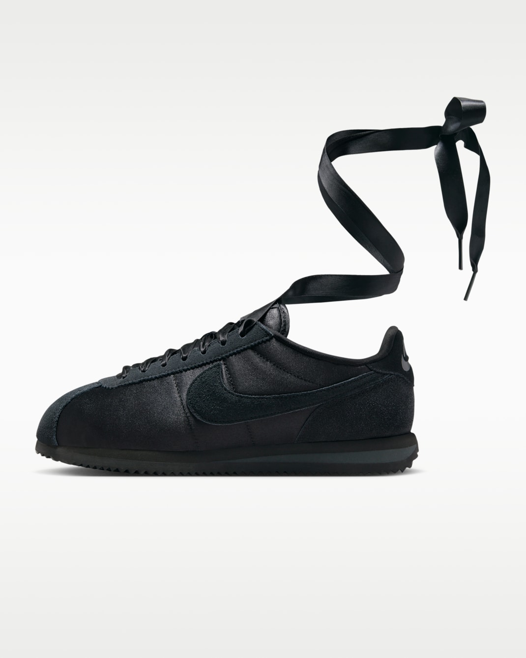 รองเท้าผู้หญิง Nike Cortez Textile - ดำ/Dark Smoke Grey/ดำ