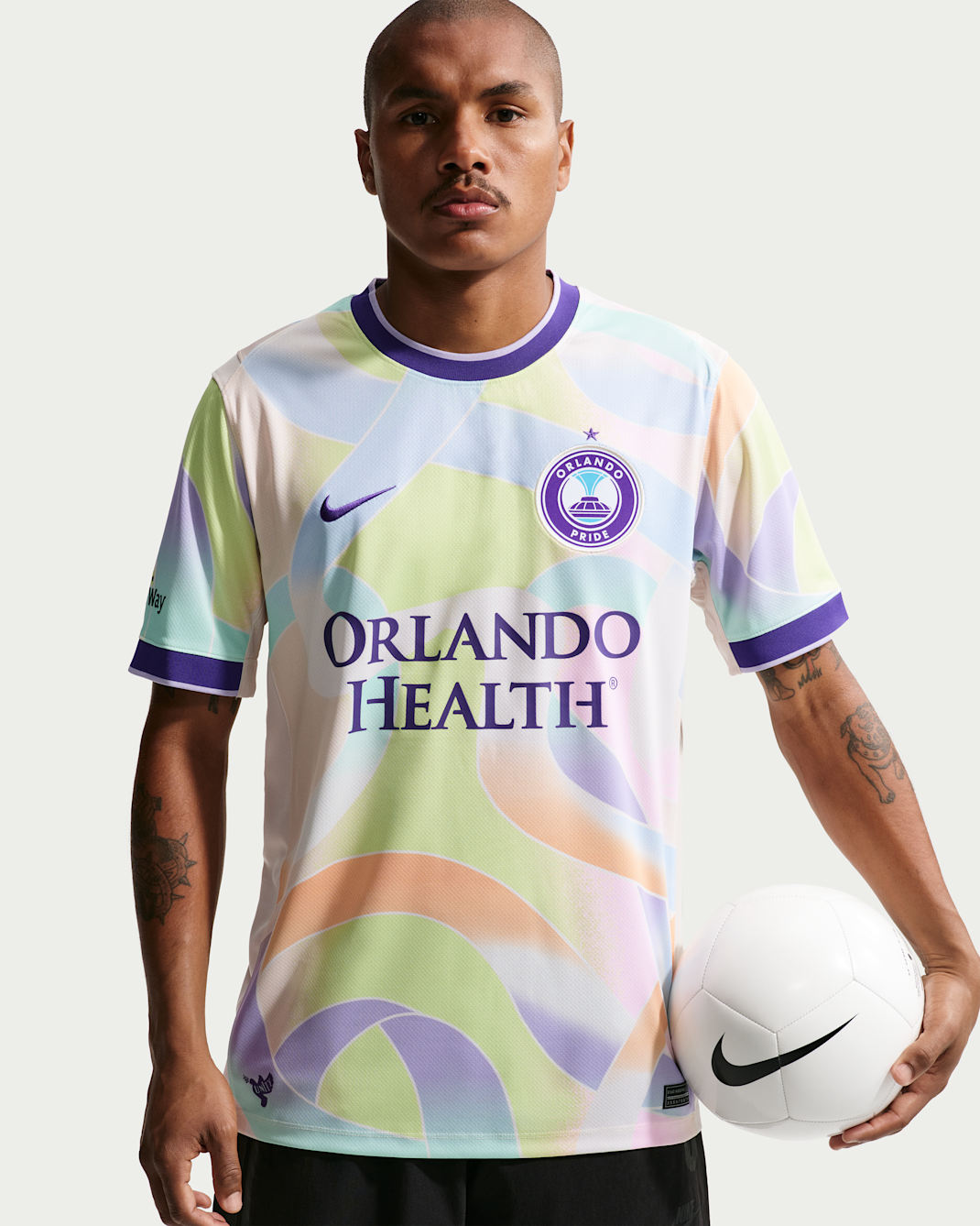 Orlando Pride Men's Nike Dri-FIT NWSL Replica Jersey - Light Orewood Brown