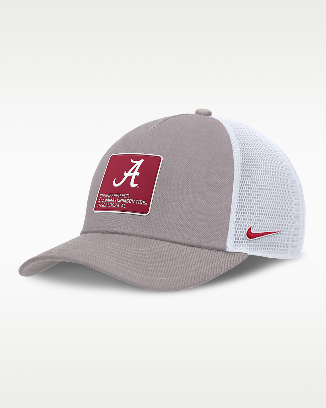 Alabama On-Field Rise Engineered Men's Nike College Trucker Adjustable Hat - Grey