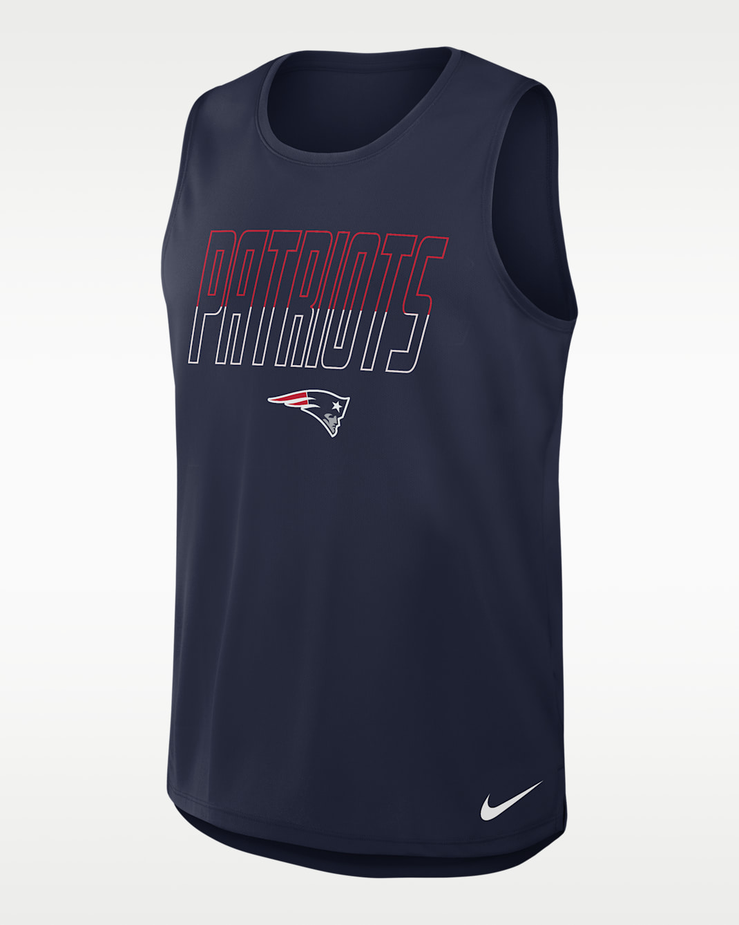 New England Patriots Men's Nike Dri-FIT NFL Tank Top - Navy