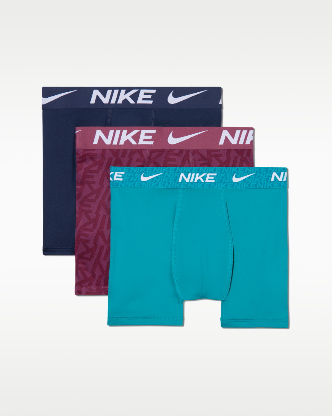 Nike Kids' Metallic Waistband Boxer Briefs ( 3-Pack) - Energy