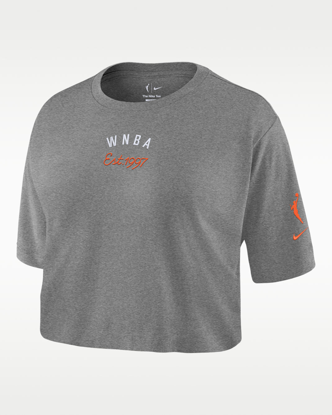 WNBA Women's WNBA Cropped T-Shirt - Dark Grey Heather
